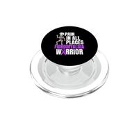 Fibromyalgia Funny Fibro Warrior PopSockets PopGrip for MagSafe