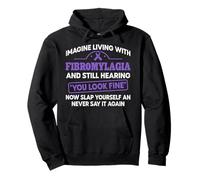 Fibromyalgia Funny Fibro Warrior Pullover Hoodie