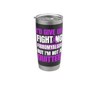 Fibromyalgia Funny Fibro Warrior Stainless Steel Insulated Tumbler
