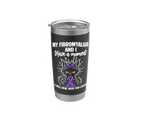 Fibromyalgia Funny Fibro Warrior Stainless Steel Insulated Tumbler