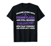 Fibromyalgia Funny Fibro Warrior Value Graphic T-Shirt