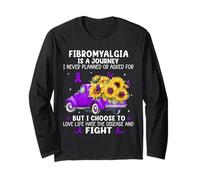 Fibromyalgia Is A Journey I Never Planned of Ask For Long Sleeve T-Shirt