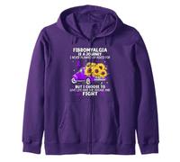 Fibromyalgia Is A Journey I Never Planned of Ask For Zip Hoodie