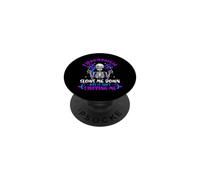 Fibromyalgia Slows Me Down But It Ain't Stopping Me Warrior PopSockets Adhesive PopGrip