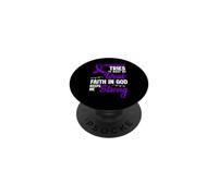 Fibromyalgia Tries Make Me Weak Faith In God Keeps Me Strong PopSockets Adhesive PopGrip