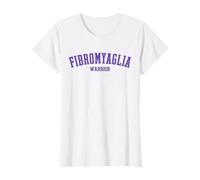 Fibromyalgia Warrior Awareness Purple Design T-Shirt