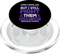 Fibromyalgia Warrior Life PopSockets PopGrip for MagSafe