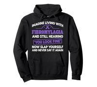 Fibromyalgia Warrior Life Pullover Hoodie