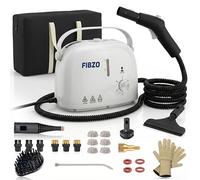 Fibzo Steam Cleaner Multi Portable Handheld Steamer for Home Kichen Car Upholstery Bed Furniture Bathroom Tile Grout Floor Cleaning Fast 20s Fast Heat-Up (20-piece (Steam Cleaner))