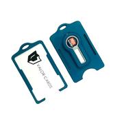 FicaraCo - RSA and ID Badge Holder *Nearly Indestructible* (Single RSA ID Badge Holder - Indigo Blue)