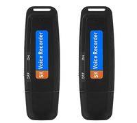 Ficher Portable Rechargeable U-Disk USB Digital Audio Voice Recorder Mini Dictaphone Activated Recorder