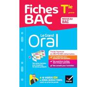 Fiches bac - Le Grand Oral Tle - Bac 2025: tout le programme en fiches de révision détachables: 13