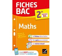 Fiches bac - Maths 2de: tout le programme en fiches de révision détachables