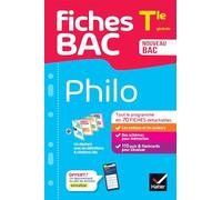 Fiches bac - Philo Tle - Bac 2025: tout le programme en fiches de révision détachables: 1
