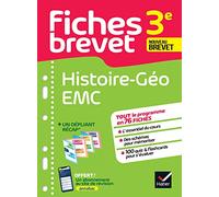 Fiches brevet - Histoire-Géographie EMC 3e Brevet 2025: tout le programme en fiches de révision détachables