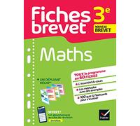 Fiches brevet - Maths 3e Brevet 2025: tout le programme en fiches de révision détachables
