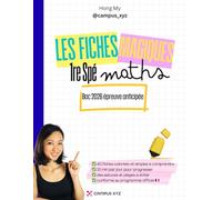 Fiches magiques 1re Spé, des maths illustrées et accessibles.: Pour préparer l'épreuve anticipée du Bac : fonctions, dérivations, suites numériques, ... de maths illustrés et simples à comprendre)