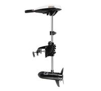Fichiouy Electric Outboard Motor, 660w Electric Trolling Motor, Retractable Shaft Outboard Engine, 3-Blade Propeller, Silent Operation for Fishing, Aquaculture, and Outdoor Tourism