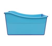Fichiouy Foldable Bath Tub Bathtub for Toddler Children Twins, Large Collapsible Baby Bath Tub with Anti-Slip TPE, Portable Bath Tub Suitable for Kids Aged 3+ Years Old