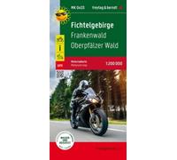 Fichtelgebirge, motorcycle map 1:200,000, freytag & berndt