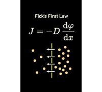 Fick’s First Law Notebook - Scientific Notes for Chemistry, Physics & Engineering: 120 Pages for Calculations, Diagrams, Research Notes & Experimental Data