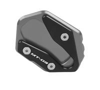 FICNNVJH Side Stand Plate Pad For Kickstand Extension Extender YZF-R3 YZF R3 Yzf-R3 MT03 MT-03 2022 2023 2024 Aluminum Kickstand Foot Enlarger Pad(Titanium1)