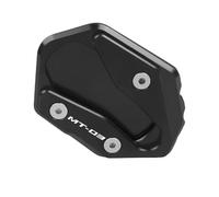 FICNNVJH Side Stand Plate Pad For Kickstand Extension Extender YZF-R3 YZF R3 Yzf-R3 MT03 MT-03 2022 2023 2024 Aluminum Kickstand Foot Enlarger Pad(Black1)
