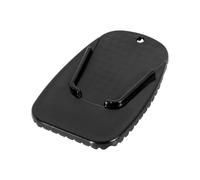 FICNNVJH Side Stand Plate Pad Motorbike Stand Pad Universal Motorcycle Kickstand Side Kick Pad Support Plate Pad Parking Stand Side Stand Extension Pad(1pcs Black)