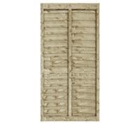 fico wooden garden traditional lap gate in natural