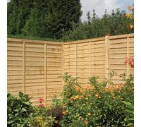 fico wooden garden traditional lap panel in natural 6×5