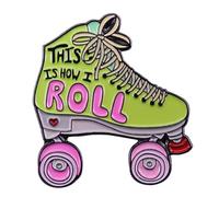 Ficsowy Enamel Pin Every Step Is Growth Positive Pin Badge Floral Pin Plants Encourage Keep Going Lapel Pin Backpack Jacket Gift for Friends, Zinc, no gemstone