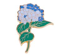 Ficsowy Floral Boutonniere for Women, Hydrangea Flower Pin for Lapel, for Women, Men, Teens, Teachers, Nurses, Doctors, Lawyers, Party, Wedding, Prom, Anniversary, Birthday Gift, Zinc, no gemstone,
