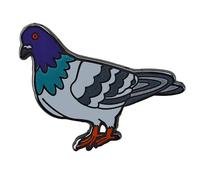 Ficsowy Pigeon Cute Bird Badge Cartoon Animal Brooch Novelty Fun Backpack Decoration Accessories