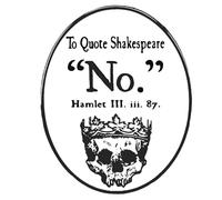 Ficsowy Quote Enamel Pin - Minimalist Literary Badge Lover Gift, Theater Accessory & Sarcastic Statement Jewelry for Backpack, Hat, Clothes