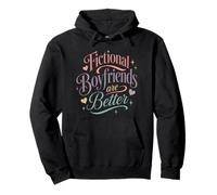 Fictional Boyfriends Better Romance Reader Book Lover Pullover Hoodie