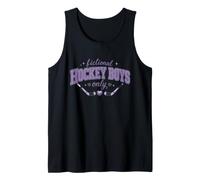 Fictional Hockey Boys Only Sports Romance Reader Book Club Tank Top