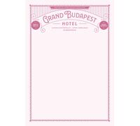 Fictional Hotel Notepads: Grand Budapest Hotel