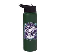 Fictional Quest Crew RPG Tabletop Stainless Steel Insulated Water Bottle
