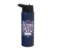 Fictional Quest Crew RPG Tabletop Stainless Steel Insulated Water Bottle