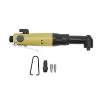 Fictory 1/4in Inlet Pneumatic Screwdriver, Elbow Design for Tight Spaces, Includes Bits, Efficient 8500rpm, Impact Air Tool, Competitive Price