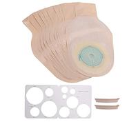 Fictory 10pcs Ostomy Bags Disposable for Colostomy Ileostomy Stoma Care, Leak-Proof Design, Comfortable Fit, Affordable Stoma Supplies