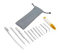 Fictory 12Pcs Paracord Stitching Set for DIY Bracelets, Outdoor Camping, Durable Jig Kit with Stainless Steel Needles, Affordable Crafting Solution