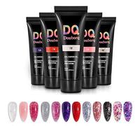 Fictory 15ml Nail Diamond Gel, Quick Builder for Shining Nail Extensions, Easy Coverage & Fast Drying, Perfect for Professional Manicure and Home DIY Art, Compatible with Artificial & Natural Nails
