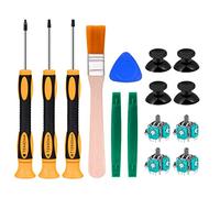 Fictory 15pcs 3D Analog Joystick Replacement Kit, Compatible with Game Controllers, Fix Drift Issues, Includes Professional Disassembly Tools