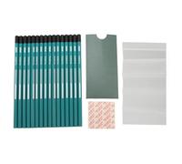 Fictory 16-Piece Charcoal Pencils Drawing Set Premium Carbon Core Log Wood Barrel Sketching Shading Kit Soft Charcoal for Detailing Portraits Landscapes Beginners Professional Artists with Storage Bag