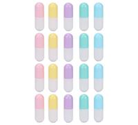 Fictory 20pcs Empty Lipstick Tubes for DIY Lip Balm - Compact, Reusable Cosmetic Containers