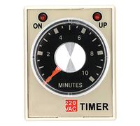 Fictory 220VAC Timer Relay AH3-3, 10-Min Delay, Energy-Saving, Stable Performance