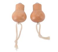 Fictory 2PCS Facial Massage Roller, Cold & Hot Relief, Beech Wood Comfort Grip, Anti-Aging Tool