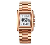 Fictory 30M Waterproof Digital Watch, Dual Time & Alarm, Luminous Night Vision, Ideal for Travel & Fitness, Stylish Unisex Design, Affordable Elegance