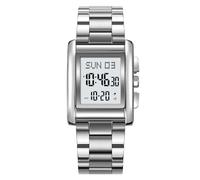 Fictory 30M Waterproof Digital Watch, Luminous Dual Time, Ideal for Travel & Fitness, Never Miss a Beat with Alarm & Timer, Elegant Unisex Design at Great Value